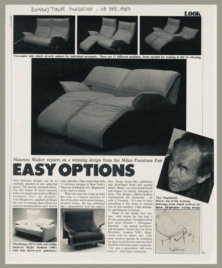Vico Magistreti Sofa - 1983 - Image 9